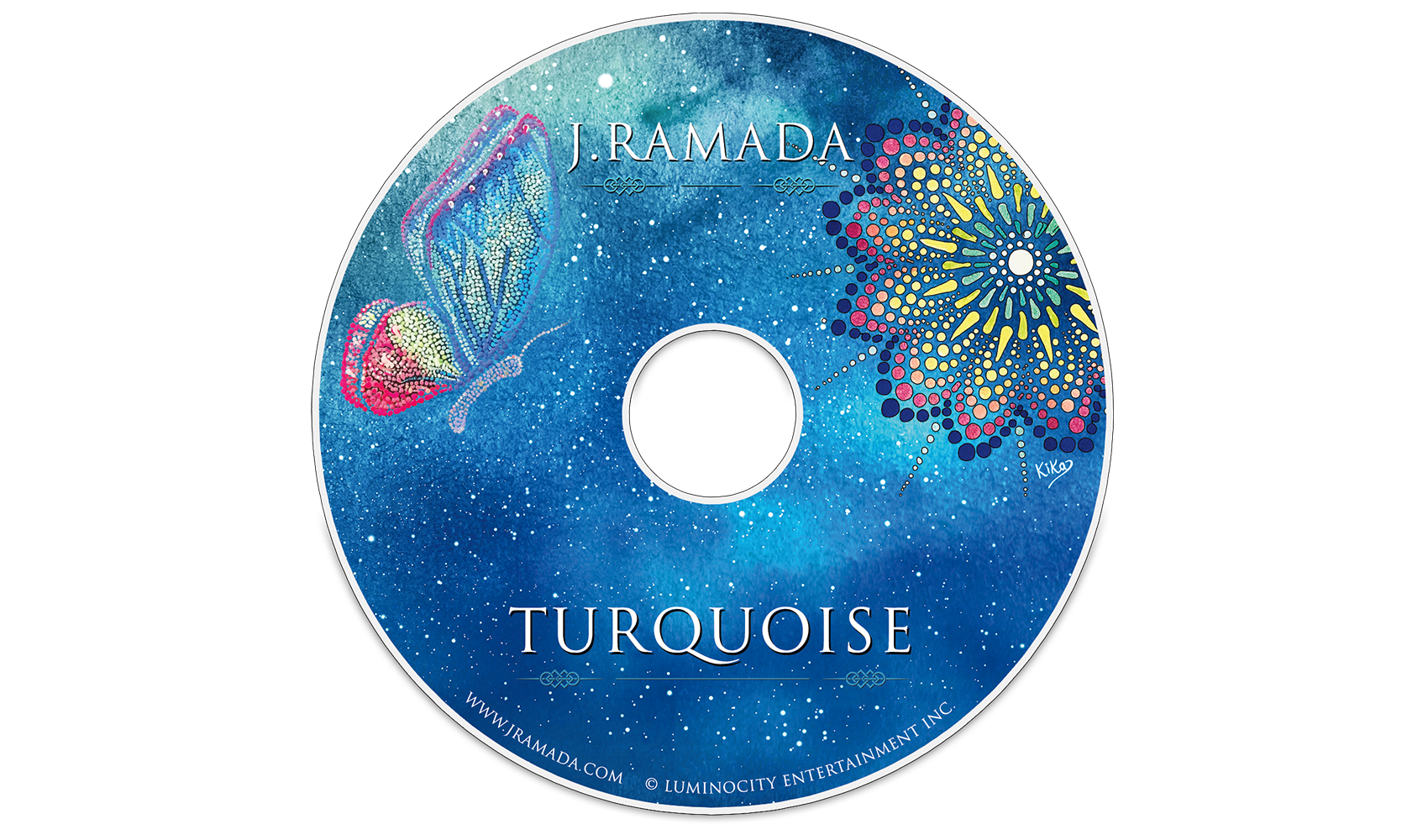 j.ramada turquoise album cd artwork design